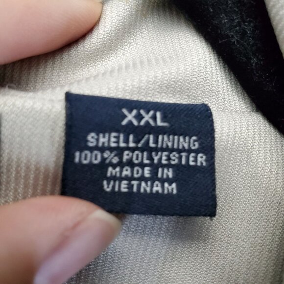 PGA Tour Jacket Mens XXL Tan Wind & Water Resistant Full Zip Essential - Picture 3 of 9